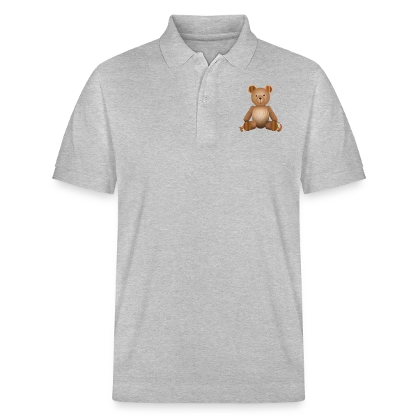 Ours Mignon en Bois - Style Nature & Chaleureux sur Polo PREPSTER bio Stanley/Stella Unisexe
