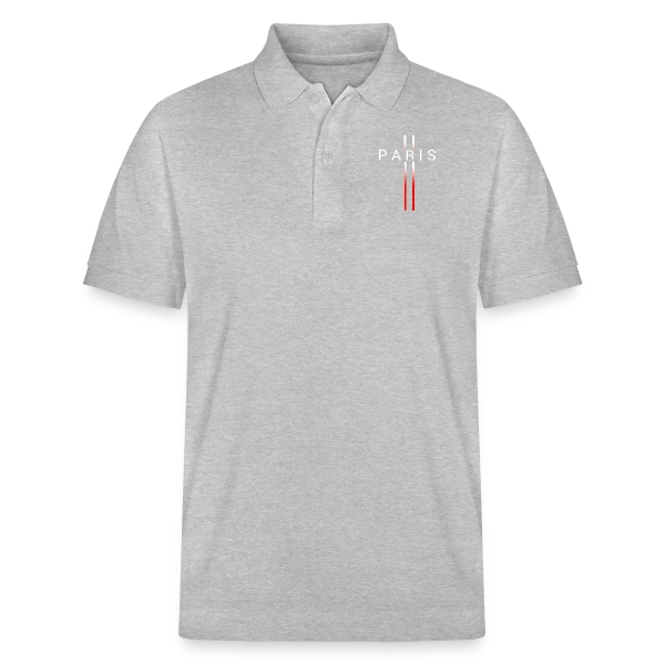 Motif Abstrait Rouge sur Polo PREPSTER bio Stanley/Stella Unisexe