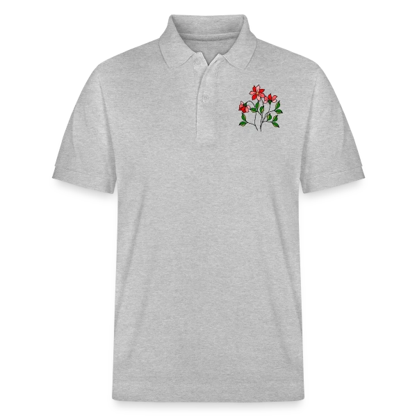 Fleurs Épanouies sur Polo PREPSTER bio Stanley/Stella Unisexe
