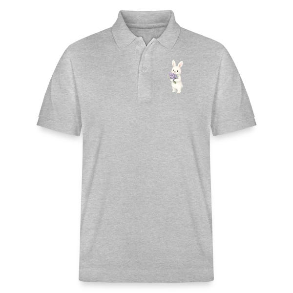 Lapin dans les Lilas - Douceur Printanière sur Polo PREPSTER bio Stanley/Stella Unisexe