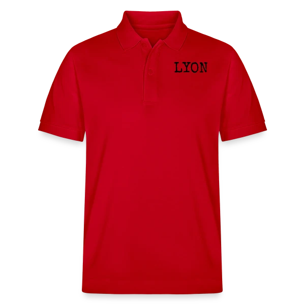 Lyon Texte Grunge sur Polo PREPSTER bio Stanley/Stella Unisexe