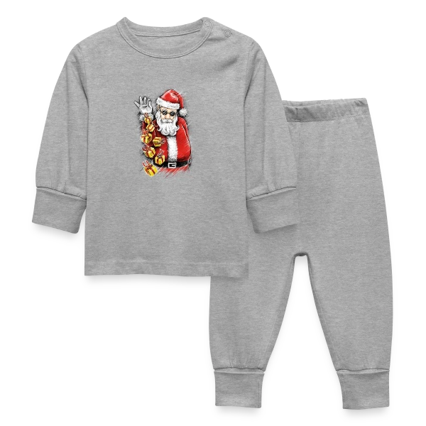 Père Noël Stylé et Généreux sur Pyjama Bébé