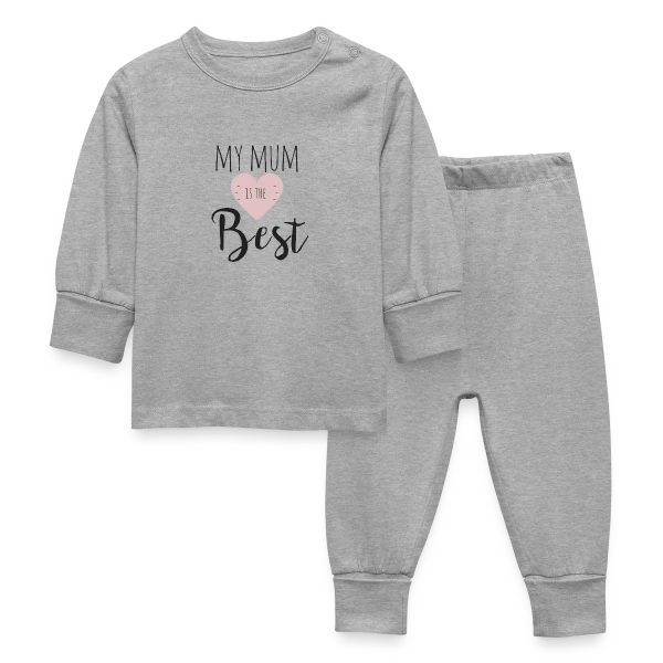 Ma Maman est la Meilleure : T-shirt Adorable sur Pyjama Bébé