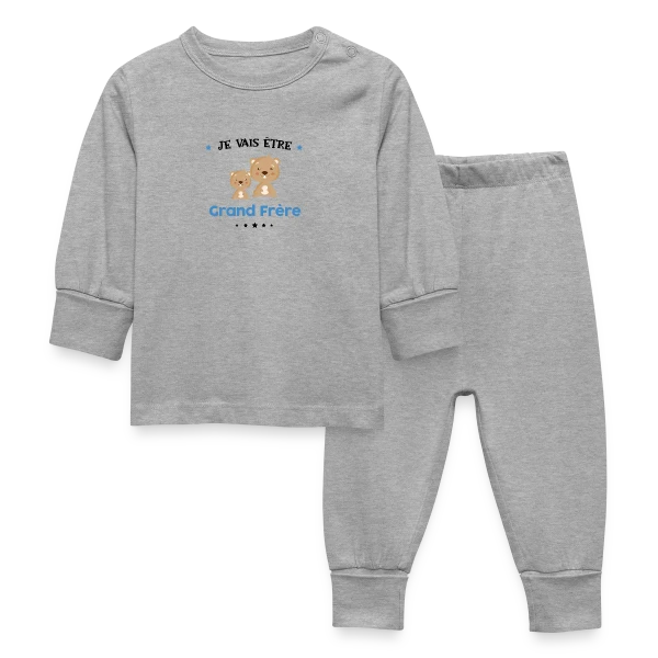 "Je Vais Être Grand Frère" - Annonce Naissance sur Pyjama Bébé