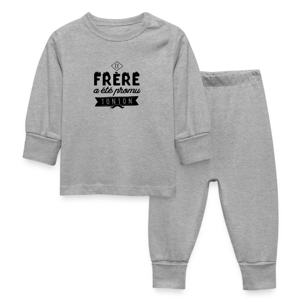 'Promu Tonton' : Le Cadeau Idéal pour Votre Frère sur Pyjama Bébé