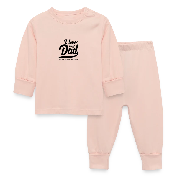 Fête des Pères Originale - Amour pour l'Homme de votre Vie sur Pyjama Bébé