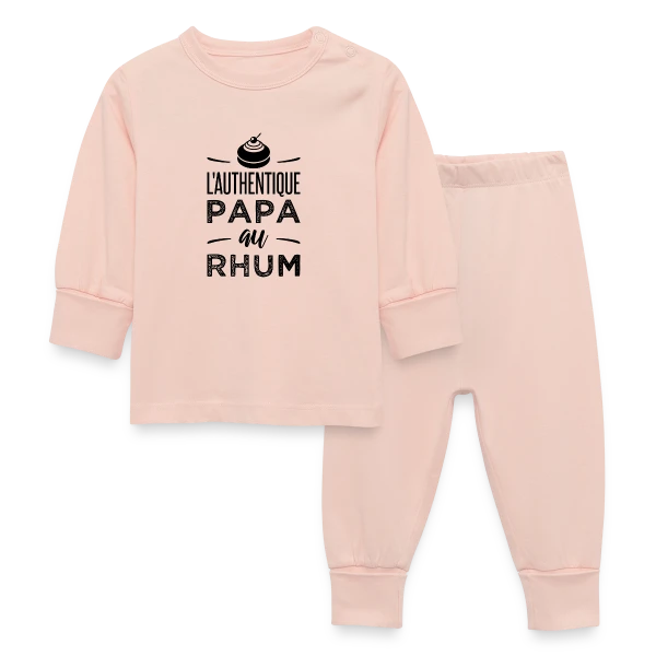 L'Authentique Papa au Rhum sur Pyjama Bébé