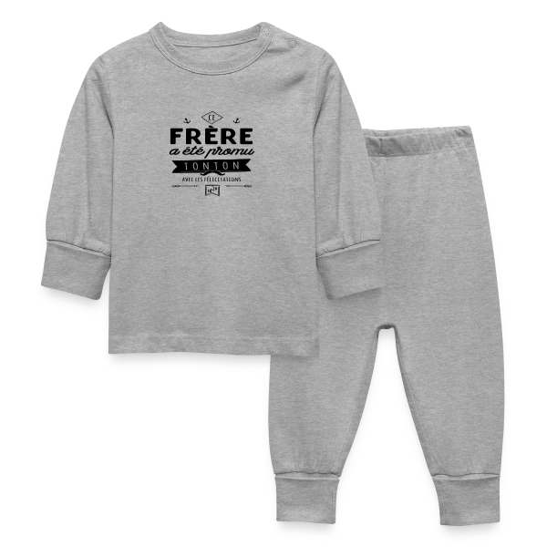 "Frère Promu Tonton" - Annonce Originale de Grossesse sur Pyjama Bébé
