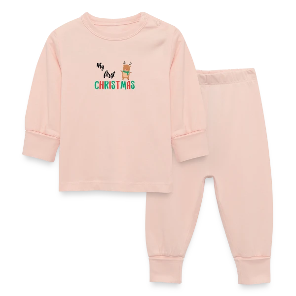 Mon Premier Noël : Design Adorable pour Bébé sur Pyjama Bébé