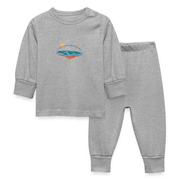 Terre Plate Univers sur Pyjama Bébé
