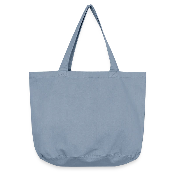 Maquette de Sac cabas vintage délavé à personnaliser