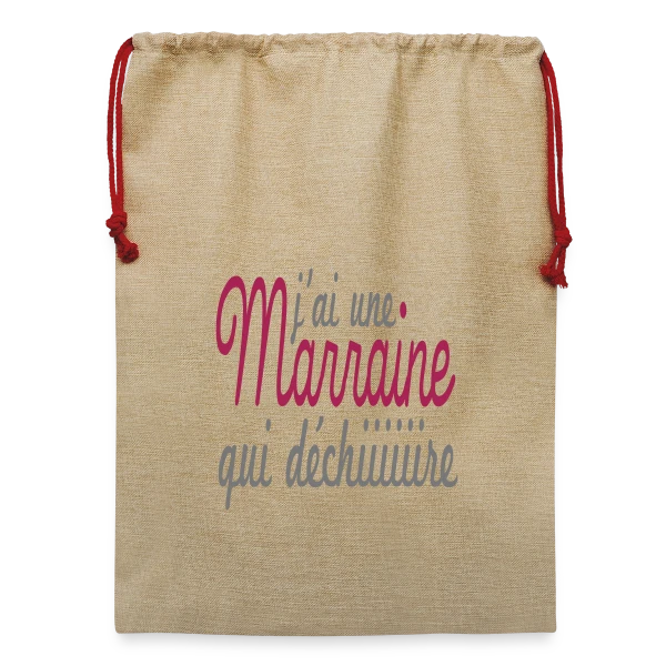 Maquette de Marraine qui déchire à personnaliser