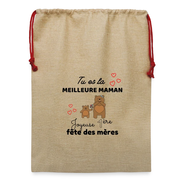 Maquette de Bébé Ma Première Fête des Mères : Meilleure Maman Ours à personnaliser