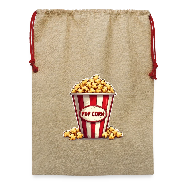 Enfant Popcorn - Costume Carnaval Amusant sur Sac de Noël en jute 