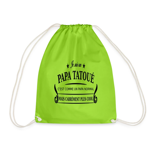 Super Papa Tatoué sur Sac de sport léger