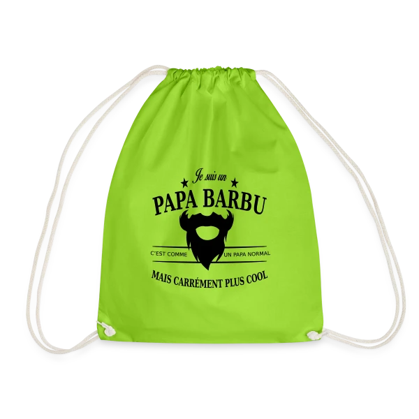 Papa Stylé Barbu sur Sac de sport léger