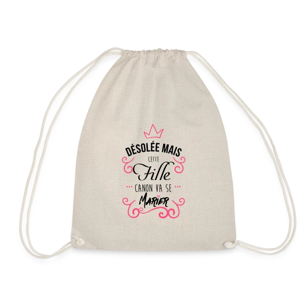 Fille Canon Stylée sur Sac de sport léger