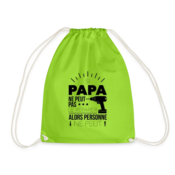 Si je peux pas... je peux pas ! sur Sac de sport léger