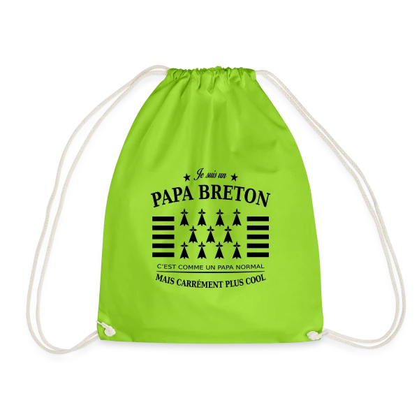 Papa Breton Authentique sur Sac de sport léger