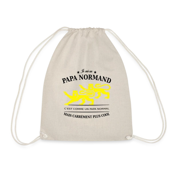 Papa Normand au Guépard Doré sur Sac de sport léger