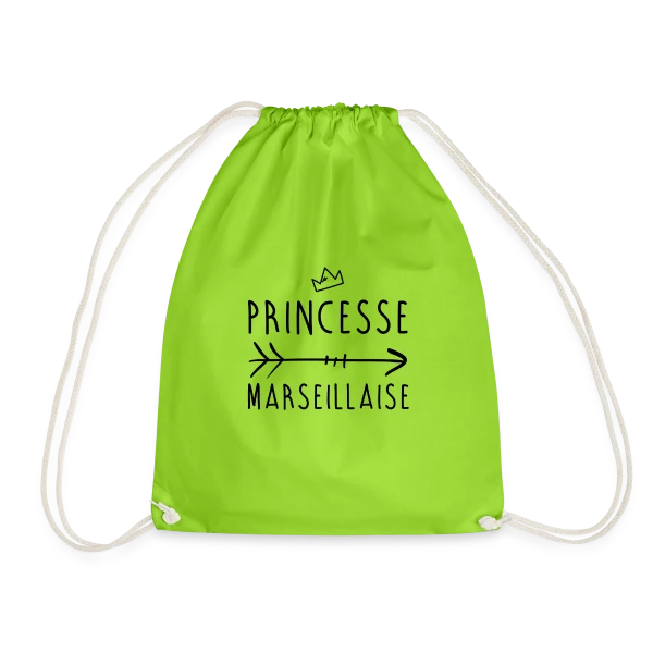 Princesse Marseillaise sur Sac de sport léger