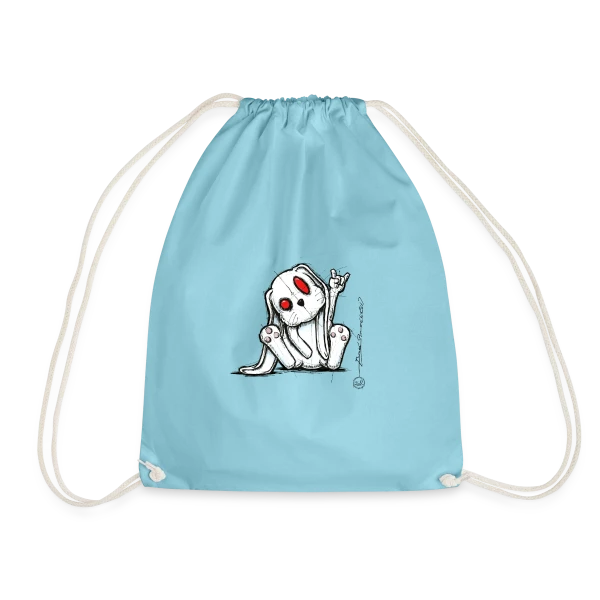 Lapin Rockeur Métal sur Sac de sport léger