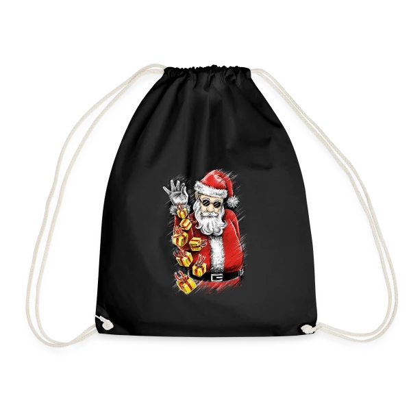 Père Noël Stylé et Généreux sur Sac de sport léger