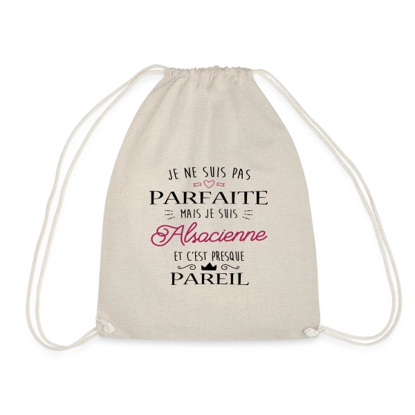 Pas Parfaite Mais Alsacienne sur Sac de sport léger