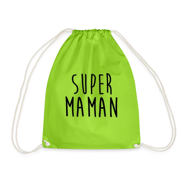SUPER MAMAN : T-shirt Hommage à une Héroïne sur Sac de sport léger
