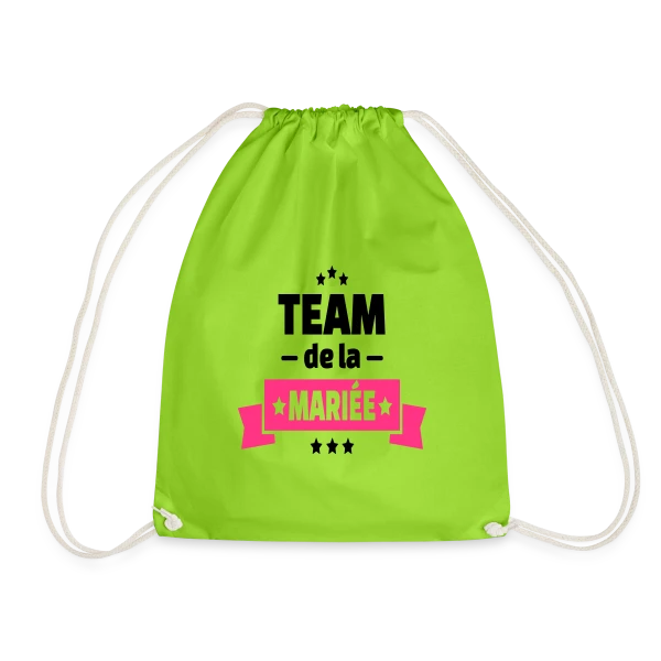 Team de la Mariée : EVJF Inoubliable entre Amies sur Sac de sport léger