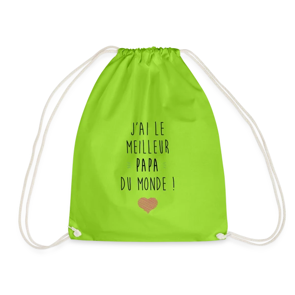 J'ai le Meilleur Papa du Monde - Déclaration d'Amour sur Sac de sport léger