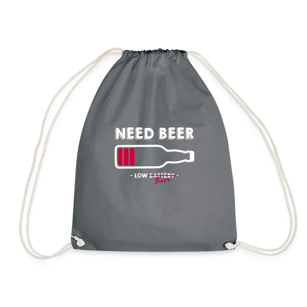 Humoristique : Need Beer, Besoin d'une Bière sur Sac de sport léger
