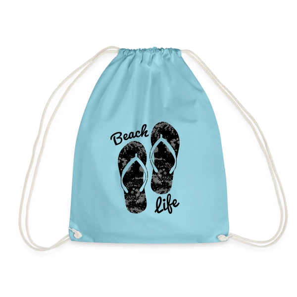 Vie de Plage Tongs Détente sur Sac de sport léger