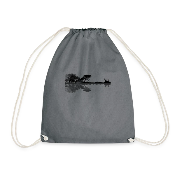 Guitare Électrique & Paysage Enchanté sur Sac de sport léger