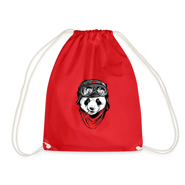 Panda Pilote Rebelle sur Sac de sport léger