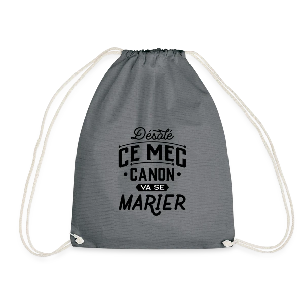 EVG Mec Canon : Le Futur Marié Brille ! sur Sac de sport léger