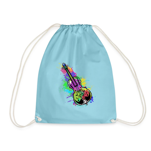 Violoncelle Symphonie Colorée sur Sac de sport léger