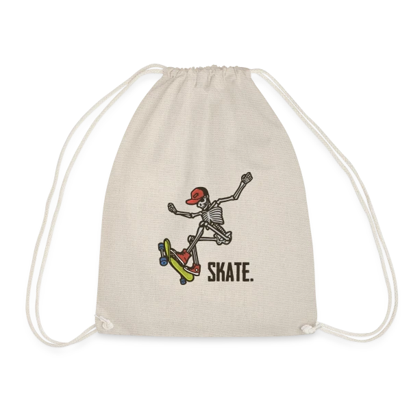 Skate Squelette Fun sur Sac de sport léger