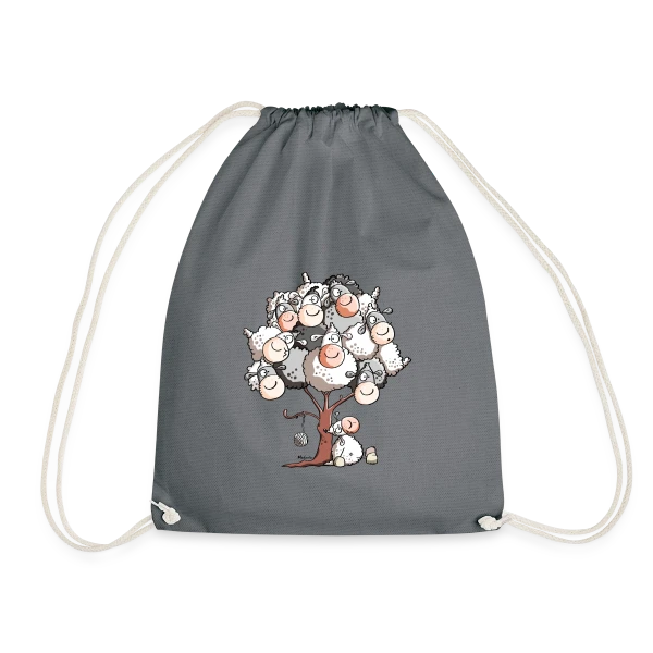Petit Mouton Laineux Câlin sur Sac de sport léger