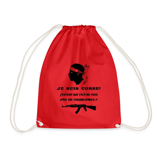 Humour Corse Arme sur Sac de sport léger