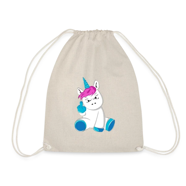 Licorne Furieuse Doigt d'Honneur sur Sac de sport léger