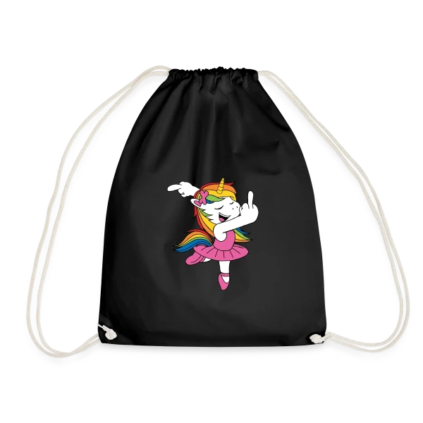 Licorne Rebelle Danseuse sur Sac de sport léger