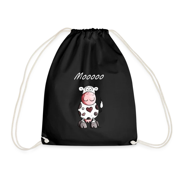 Mooo la Vache Rigolote sur Sac de sport léger