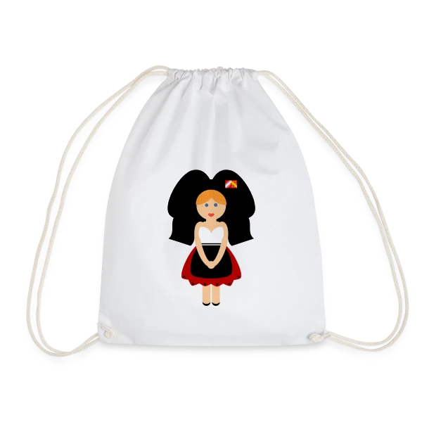 Petite Alsacienne Mignonne sur Sac de sport léger