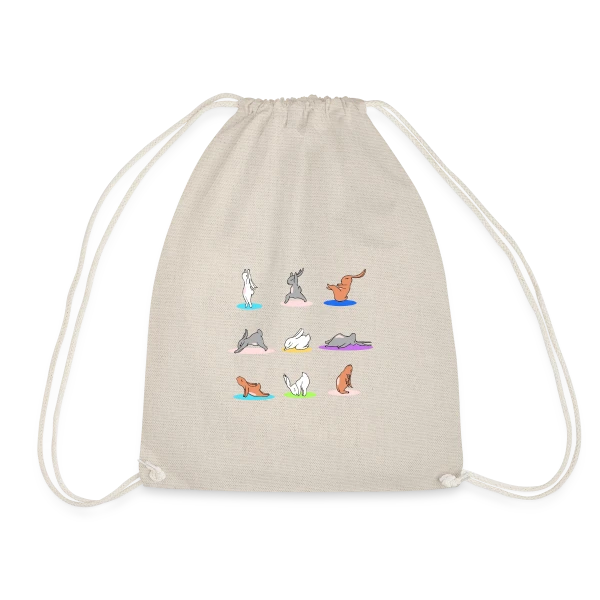 Lapin Yoga: Joyeuses Pâques Zen sur Sac de sport léger