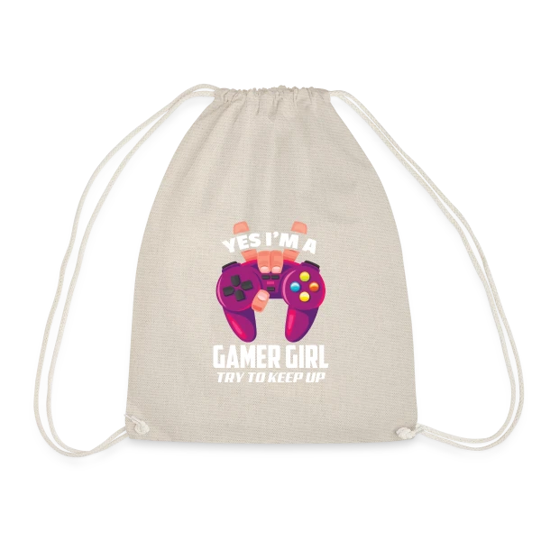Gamer Girl : Les Filles Aussi Zappent ! sur Sac de sport léger