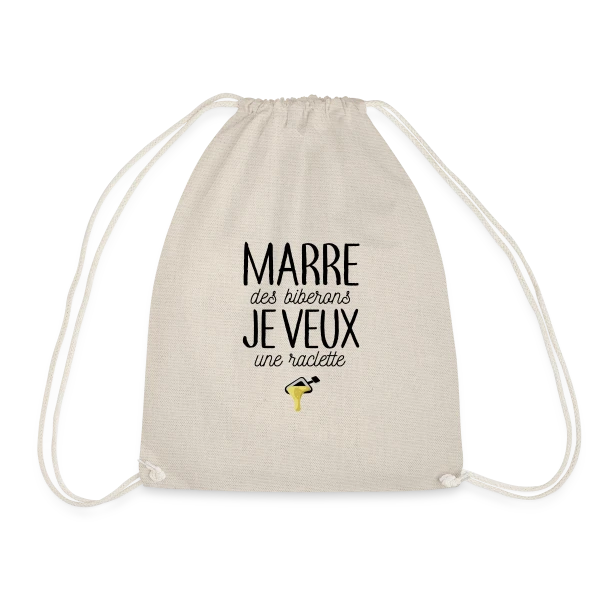 Bébé Gourmand : Marre des Biberons, Je Veux une Raclette ! sur Sac de sport léger