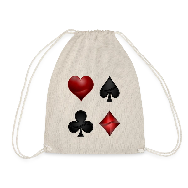 Symboles de Poker Élégants sur Sac de sport léger