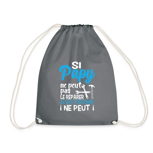 Si Papy ne peut pas le réparer... sur Sac de sport léger