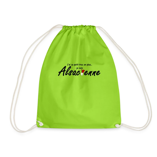 Je suis Alsacienne Humour sur Sac de sport léger